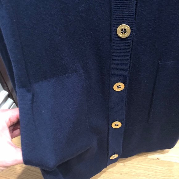 Lily Pulitzer Navy Blue Cardigan Sweater - Picture 4 of 6